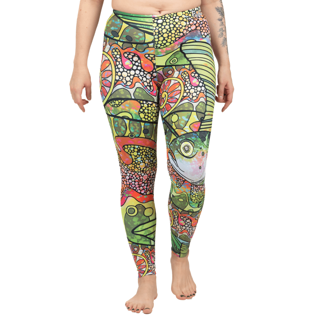 Troutrageous Rainbow Signature Leggings - FisheWear