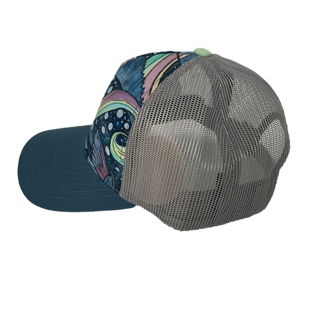 HaliBorealis Abstract Trucker Hat - FisheWear