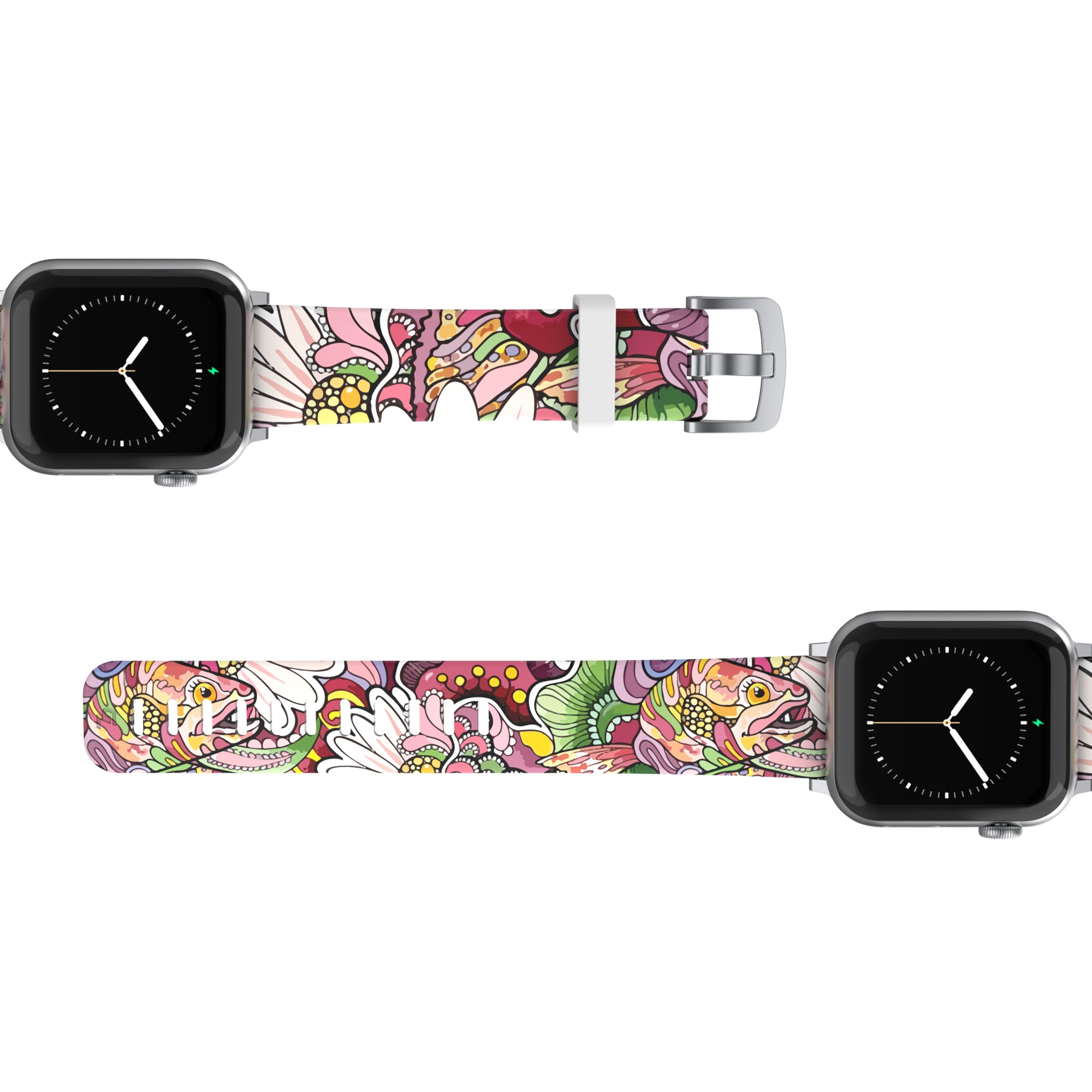 REDtro Salmon Watch Band front facing
