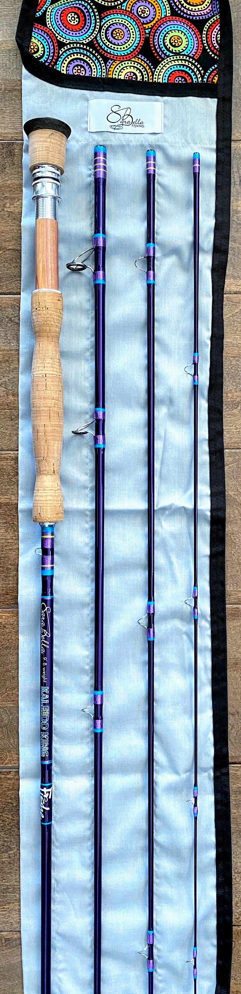RTF Kaleido King Collection Semi Custom Fly Rod - 9&#39; 8wt
